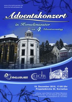 Plakat zum Advent