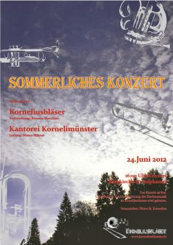 Plakat Sommerkonzert 2012